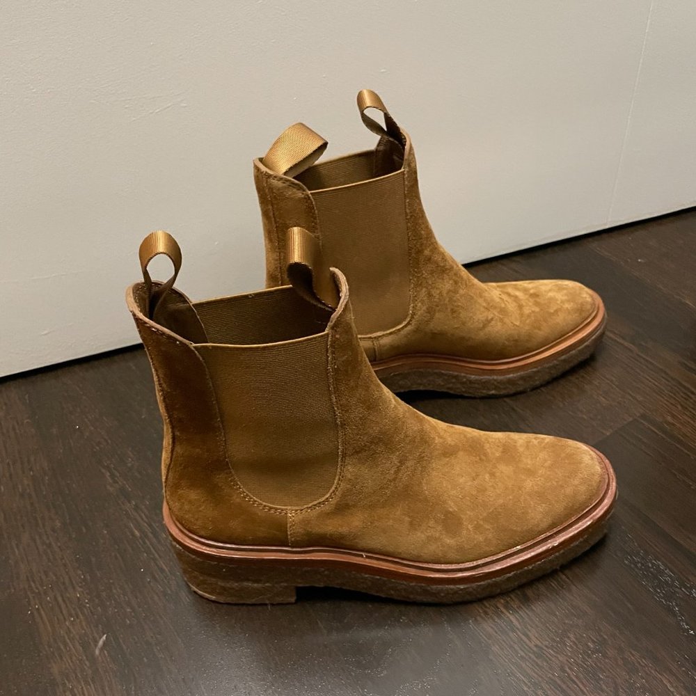 Loeffler Randall Suede Pull-On Chelsea Boots size 6